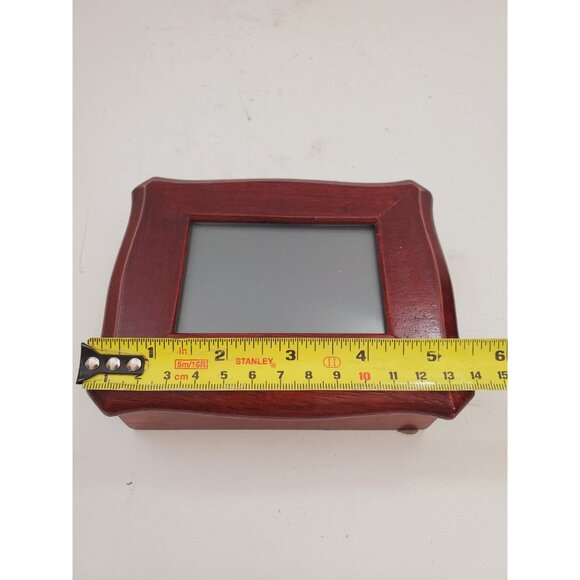 Vintage Gunther Mele 1970's wooden jewelry box. Jewellery with mirror . Vintage - Picture 8 of 10